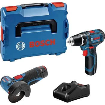 Sada nářadí Bosch Professional GSR 12V-15 plus GWS 12V-76 plus 2X2.0AH plus GAL 1 0615990N2U sada nářadí na nářadí s akumulátorem, elektrikář, pro údržbáře, do auta, profesionální