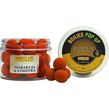Boilies Plovoucí kuličky Meus Pop Up Focus 15 mm - Marakuja Limetka