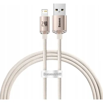 Datový kabel Kabel Baseus USB - Apple Lightning 1,2 m růžový