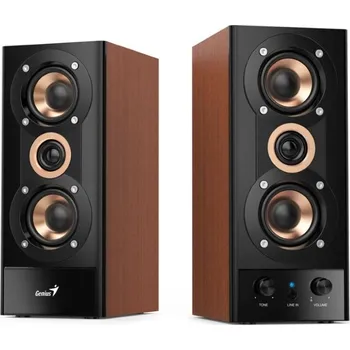 Genius SP-HF 800A, 2.0, Verze II. (31730010402) černé/dřevo