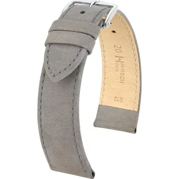 Řemínek na hodinky Osiris Nubuk L - Kožený řemínek na hodinky 22 mm šedý