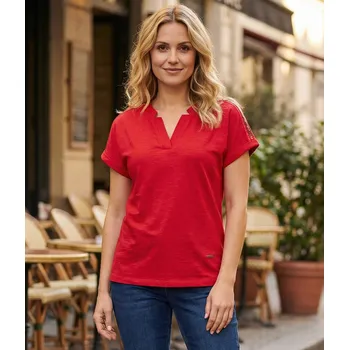 Dámské tričko Dámské triko ALTISPORT ESMERALDA ČERVENÁ XL