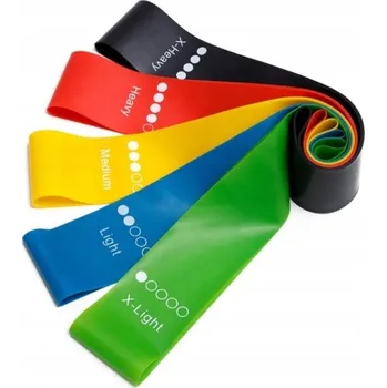 Posilovací guma Korbi 1-20 kg, 5 ks