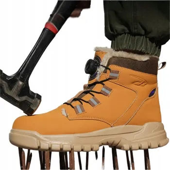 Pracovní obuv PRACOVNÍ KOTNÍKOVÉ BOTY s ocelovou špičkou a protipropichovou vložkou S3 BOZP