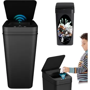 Odpadkový koš Odpadkový koš Bedee Chytrý odpadkový koš 12 l černý