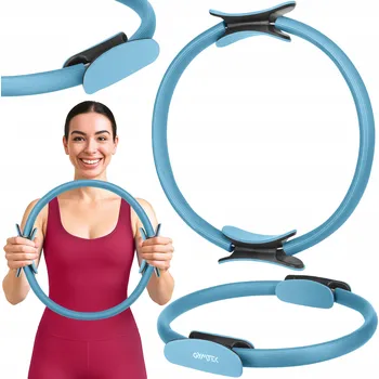 OBRUČ NA JÓGU PILATES CVIČENÍ RING PĚSTÍK FITNESS OBVOD 38 CM GYMTEK