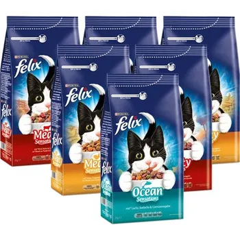 Krmivo pro kočku Felix Sensations krmivo pro kočky mix balení 6 x 2 kg