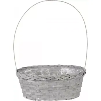 Květináč Dušičkový koš XJ7001 GREY - SLEVA 3% s kodem radost25