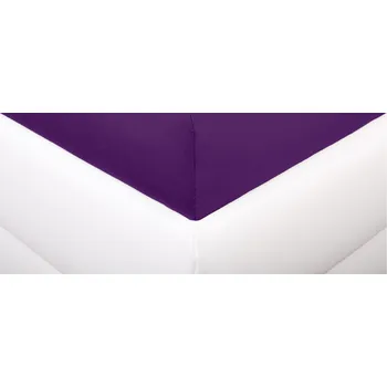 Prostěradlo Aaryans Jersey prostěradlo tmavě fialové Rozměry prostěradla: 90x200 cm
