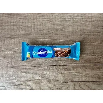 Čokoládová tyčinka Orion Studentská pečeť Karamel & Crispies 38g
