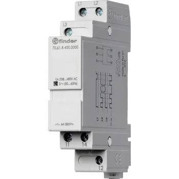 Relé monitorovací relé 208 - 480 V/AC 1 přepínací kontakt Finder 70.61.8.400.0000 1 ks