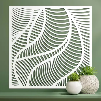 Obraz Vyřezávaný abstraktní obraz - Pouštní duny | DUBLEZ