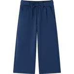 Dětské kalhoty s širokými nohavicemi námořnicky modré 128 14830