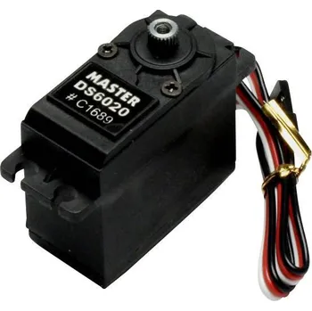 RC vybavení Master Modellbau standardní servo DS6020 MG digitální servo Materiál převodovky: titan Zásuvný systém: uni (Graupner/JR/Futaba)