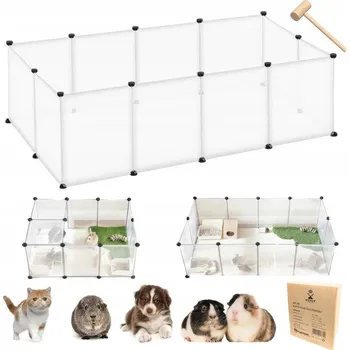 KOTEC KLEC VÝBĚH PRO PSA PRASÁTKA KRÁLÍKA ŽELVY MODULÁRNÍ OHRADA 204 cm