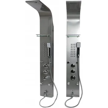 Sprchový panel MAXMAX Sprchový rohový panel CASCADA 5v1 stříbrný