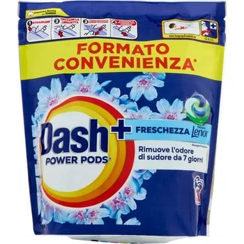 Prací prostředek DASH Kapsle na praní Jarní Probuzení + Lenor Power Pods 38 ks