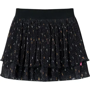 Dívčí sukně Dětská sukně vrstvený volánkový design černá 128 14900