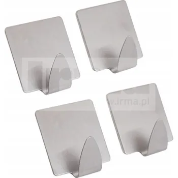 Věšák Samolepicí věšáky XL tools WMM211 stříbrné 4 ks