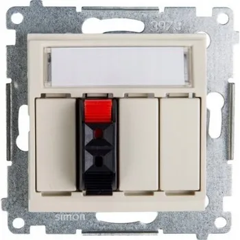 Elektrická zásuvka Elektrická Zásuvka zásuvka Kontakt-simon béžová