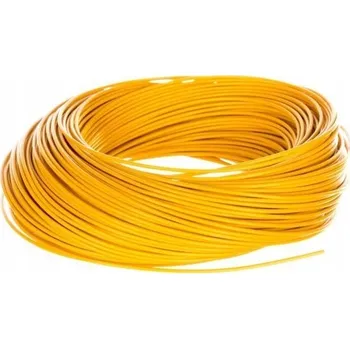 elektrický kabel Kabel LGY 0,5mm2 H05V-K jednožilový žlutý HELUKABEL 100m