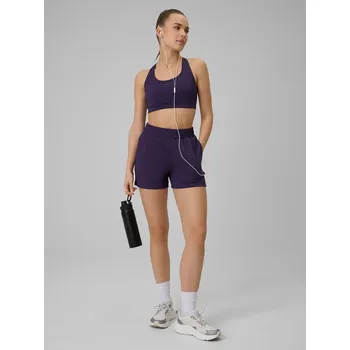 Dámské oblečení Dlouhé legíny 4F, velikost L, fialové