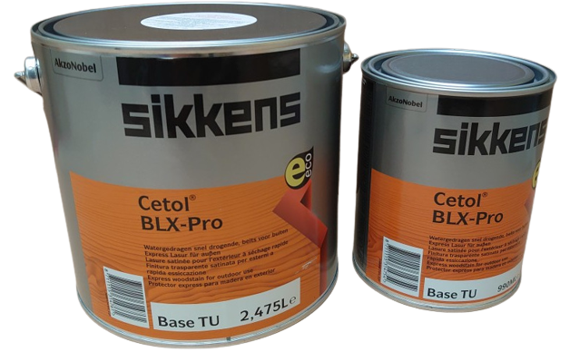 Sikkens Cetol BLX-Pro – vodou ředitelná tenkovrstvá lazura, exteriér i interiér 1 litr A1. Individuální odstín napište před dokončením obj.
