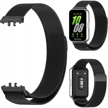Náramek Techlo Milan - Náramek pro Samsung Galaxy Fit 3 | Černý