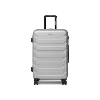 Střední kufr GINO ROSSI CEO-GIN-M-003-05-SILVER Stříbrná NOSIZE