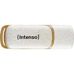 Intenso Green Line USB flash disk 128 GB béžová, hnědá 3540491 USB 3.2 (Gen 1x1)