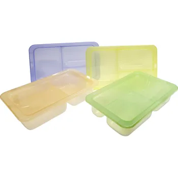 Dóza na potraviny TVAR - Dóza s víkem 3 v 1 plastová