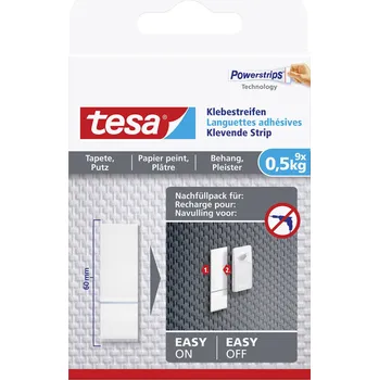 Izolační páska tesa 77770 Lepicí plochy bílá Množství: 9 ks