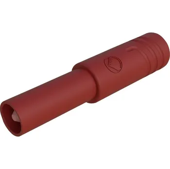 Měřicí kabel Hirschmann Test a Measurement ASS 4-2 rt adaptér , červená