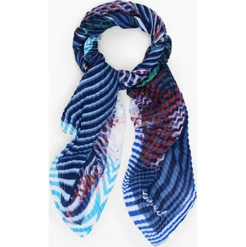 Šátek Dámský šátek DESIGUAL 26SAWA07 5029 FOU BLUESTRIP Velikost: U