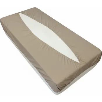 Prostěradlo Jersey prostěradlo obálkového střihu - ořechová Velikost: 90x200cm