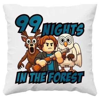 Žertovný předmět 99 nights in the forest - polštář s potiskem- Tričkový.cz