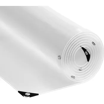 Krycí plachta Průhledná plachta s oky 6x6 m PVC
