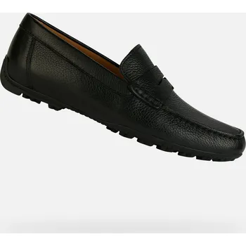 Pánská obuv Geox Pánské Černé pánské mokasíny Geox Kosmopolis + Grip Černá 41 (2998843)