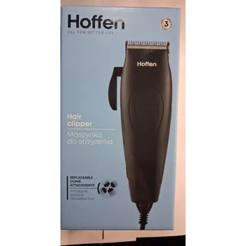Stříhací strojek na vlasy Hoffen se 4 vyměnitelnými nástavci