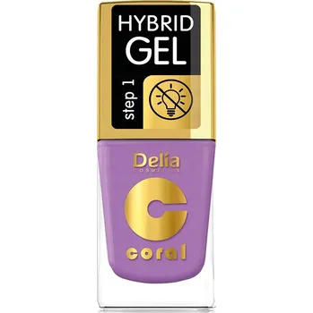 Přípravek na nehty NOVINKA! DELIA Hybridní Gel Lak Krok 1 11 ml 118 FIALOVÁ
