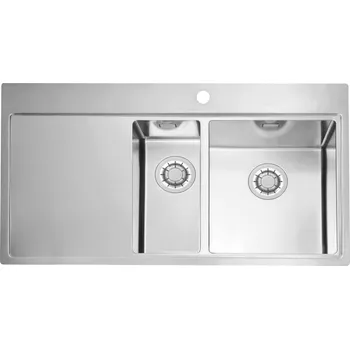 Nerezový dřez Nerezový dřez Alveus PURE 60 QC nerez odkap vlevo