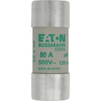 Kazetová pojistka 80A 22 x 58mm Eaton 500V ac