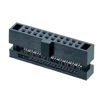 Elektrický konektor Konektor IDC, řada: Archer M50, rozteč: 1.27mm, počet kontaktů: 20, počet řad: 2, orientace těla: Pravý úhel, Samice,