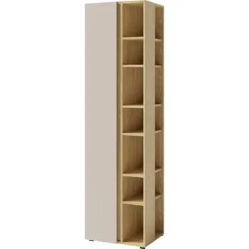 Knihovna Regál Cubonis CB04, Barva:: pískově béžová / olejovaný dub MIRJAN 5903211471902