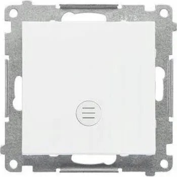 vypínač S.55 Spínač jednopólový s LED 10AX 250V bílá matná TW1ZL.01/111