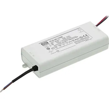 Příslušenství pro LED osvětlení MEAN WELL PLD-40-700B LED driver konstantní proud 40 W 0.7 A 34 - 57 V/DC bez možnosti stmívání 1 ks