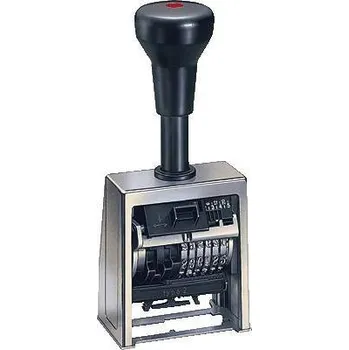 Razítko Reiner Numeroteur B6 paginovací razítko 23 x 6 mm (š x v) chrom, černá