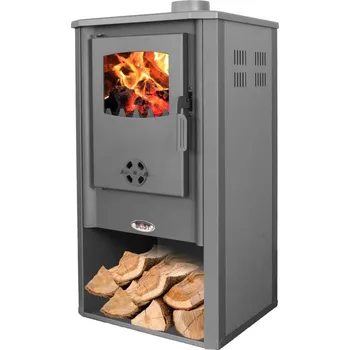 Krbová kamna Krbová kamna Blist ATENE S - grey + příslušenství