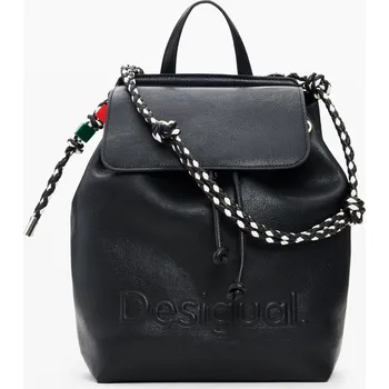 Dámský batůžek DESIGUAL 26SAKP19 2000 BACK HALF LOGO LUENA MINI BLACK Velikost: U