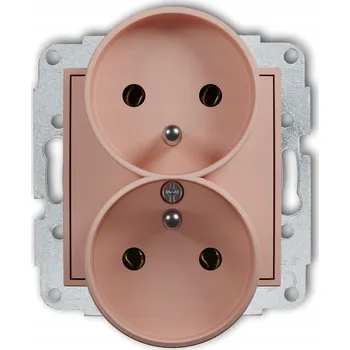 Elektrická zásuvka Elektrická Zásuvka zásuvka Pink Karlik